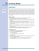 Preview for 28 page of Electrolux EI30GS55L Use And Care Manual