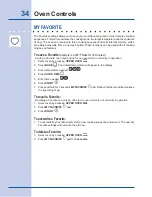 Preview for 34 page of Electrolux EI30GS55L Use And Care Manual