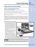 Preview for 37 page of Electrolux EI30GS55L Use And Care Manual