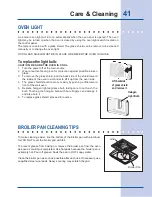 Preview for 41 page of Electrolux EI30GS55L Use And Care Manual