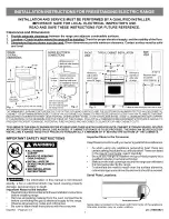 Electrolux EI30IF40LSB Installation Instructions Manual preview