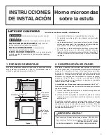 Preview for 9 page of Electrolux EI30MH55GZ - 2.1 cu. ft. Microwave Oven Installation Instructions Manual