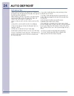 Preview for 24 page of Electrolux EI30SM35QS Use And Care Manual