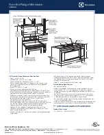 Preview for 2 page of Electrolux EI30SM55JS Dimensions And Specifications