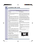 Preview for 30 page of Electrolux EI30SM55JS Use And Care Manual