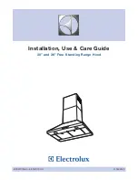 Предварительный просмотр 1 страницы Electrolux EI30WC55GS Installation, Use & Care Manual