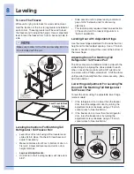 Preview for 8 page of Electrolux EI32AF65JS Use And Care Manual