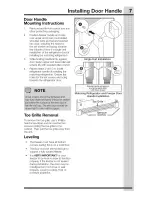 Предварительный просмотр 7 страницы Electrolux EI32AF80QSA Use And Care Manual