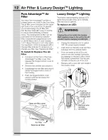 Предварительный просмотр 12 страницы Electrolux EI32AF80QSA Use And Care Manual