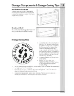 Предварительный просмотр 17 страницы Electrolux EI32AF80QSA Use And Care Manual