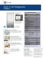 Electrolux EI32AR65JS Product Specifications preview