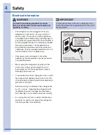 Preview for 4 page of Electrolux EI32AR65JS Use And Care Manual