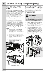 Preview for 12 page of Electrolux EI32AR80QS Use And Care Manual