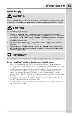 Preview for 13 page of Electrolux EI32AR80QS Use And Care Manual