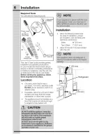 Предварительный просмотр 6 страницы Electrolux EI32AR80QSA Use & Care Manual