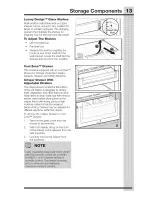 Предварительный просмотр 13 страницы Electrolux EI32AR80QSA Use & Care Manual