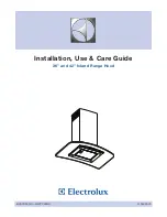 Предварительный просмотр 1 страницы Electrolux EI36PC60GS Installation, Use & Care Manual