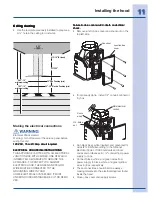 Предварительный просмотр 11 страницы Electrolux EI36PC60GS Installation, Use & Care Manual