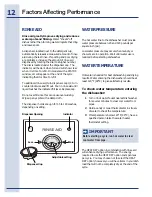 Preview for 12 page of Electrolux EIDW5705PB Use And Care Manual