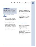 Preview for 15 page of Electrolux EIDW5705PB Use And Care Manual