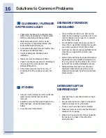 Preview for 16 page of Electrolux EIDW5705PB Use And Care Manual