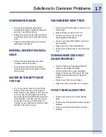 Preview for 17 page of Electrolux EIDW5705PB Use And Care Manual