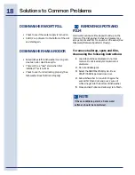 Preview for 18 page of Electrolux EIDW5705PB Use And Care Manual