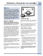 Preview for 31 page of Electrolux EIDW5705PB Use And Care Manual