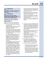 Preview for 41 page of Electrolux EIDW5705PB Use And Care Manual