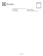 Preview for 1 page of Electrolux EIDW5705PB0A Use & Care Manual