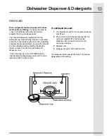 Preview for 13 page of Electrolux EIDW5905 Use & Care Manual