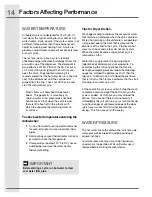 Preview for 14 page of Electrolux EIDW5905 Use & Care Manual