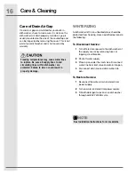 Preview for 16 page of Electrolux EIDW5905 Use & Care Manual