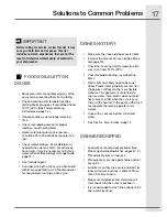 Preview for 17 page of Electrolux EIDW5905 Use & Care Manual