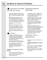 Preview for 18 page of Electrolux EIDW5905 Use & Care Manual