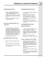 Preview for 19 page of Electrolux EIDW5905 Use & Care Manual