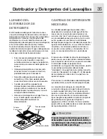 Preview for 35 page of Electrolux EIDW5905 Use & Care Manual