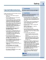 Preview for 3 page of Electrolux EIDW6105 Use And Care Manual