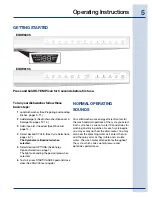 Предварительный просмотр 5 страницы Electrolux EIDW6105 Use And Care Manual