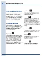 Preview for 6 page of Electrolux EIDW6105 Use And Care Manual