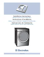 Electrolux EIED50LIW Installation Instructions Manual preview