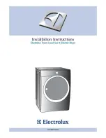 Electrolux EIED55H IW Installation Instructions Manual предпросмотр