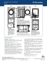 Предварительный просмотр 2 страницы Electrolux EIED55H IW Specifications