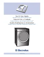 Preview for 1 page of Electrolux EIED55HIW - 8.0 cu. Ft. Electric Dryer (French) Manual D’Utilisation Et D’Entretien