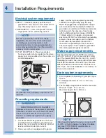 Предварительный просмотр 4 страницы Electrolux EIFLS55IIW - 27" Front-Load Steam Washer Installation Instructions Manual