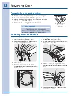 Предварительный просмотр 12 страницы Electrolux EIFLS55IIW - 27" Front-Load Steam Washer Installation Instructions Manual