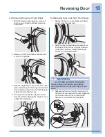 Предварительный просмотр 13 страницы Electrolux EIFLS55IIW - 27" Front-Load Steam Washer Installation Instructions Manual