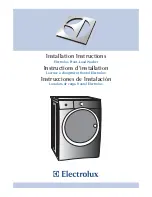 Предварительный просмотр 37 страницы Electrolux EIFLS55IIW - 27" Front-Load Steam Washer Installation Instructions Manual