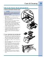 Предварительный просмотр 23 страницы Electrolux EIFLS60J Use And Care Manual