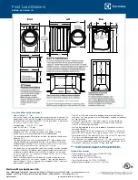 Предварительный просмотр 2 страницы Electrolux EIFLS60JIW Product Specifications